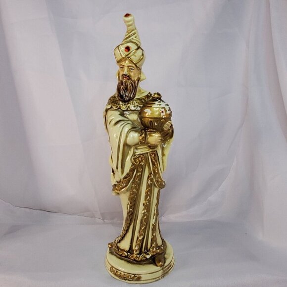 VTG Wolin Japan Three Wise Men Figurine Set 10" Tall Paper Mache Christmas Decor - Picture 13 of 16